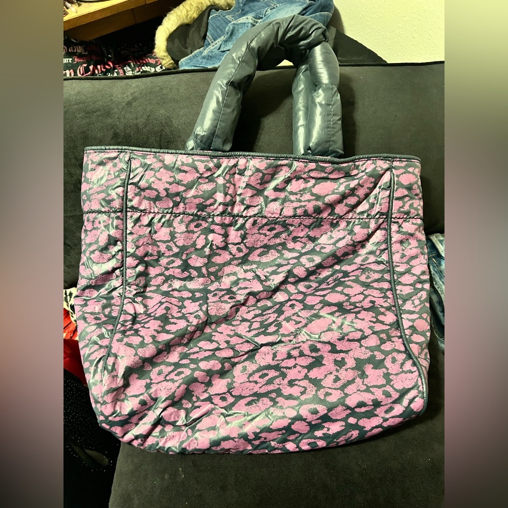 Juicy Couture Pink and Gray Animal Print Bag - Picture 2 of 4